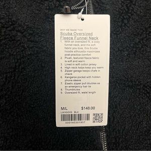 Lululemon Scuba Oversized Funnel neck jacket